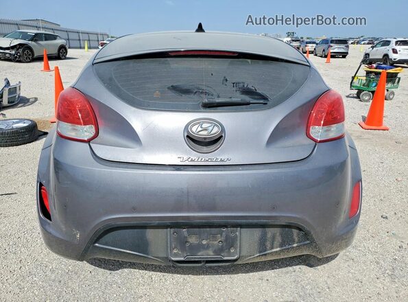 KMHTC6AD6GU248857 2016 HYUNDAI VELOSTER Gray Вид ззаду