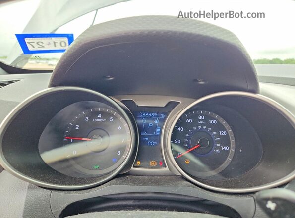 KMHTC6AD6GU248857 2016 HYUNDAI VELOSTER Gray Вид щитка приладів