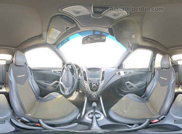 KMHTC6AD6GU248857 2016 HYUNDAI VELOSTER Gray Вид наклейки з VIN-кодом