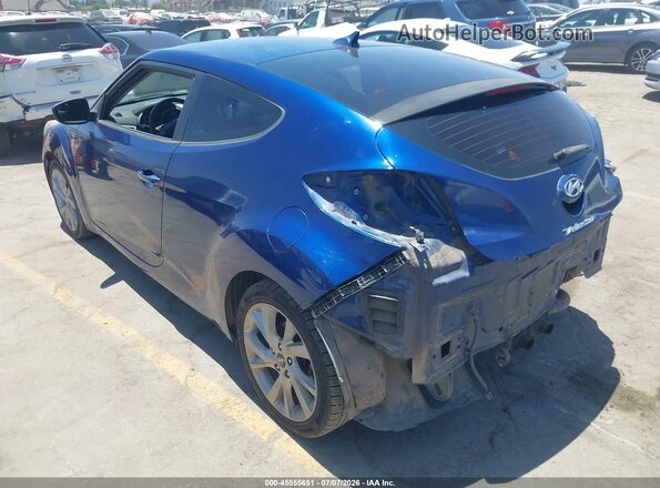 KMHTC6AD6GU275279 2016 HYUNDAI VELOSTER Blue Задня ліва чверть