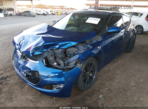 KMHTC6AD6GU302688 2016 HYUNDAI VELOSTER Blue Przód lewy