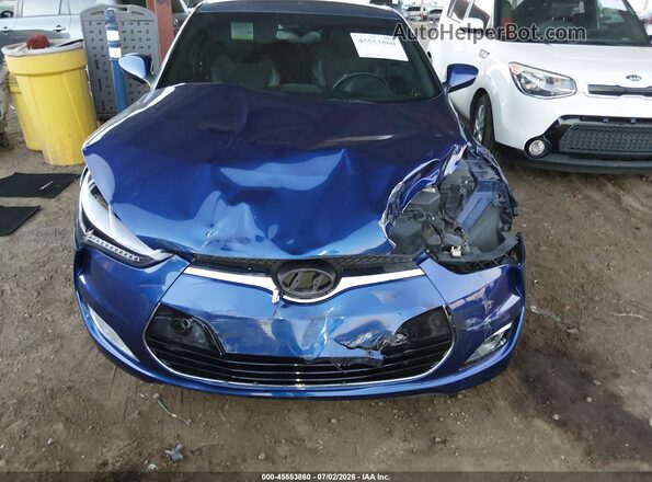 KMHTC6AD6GU302688 2016 HYUNDAI VELOSTER Blue Widok z przodu