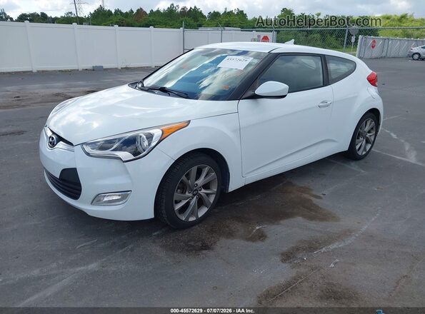 KMHTC6AD6HU312753 2017 HYUNDAI VELOSTER White Przód lewy