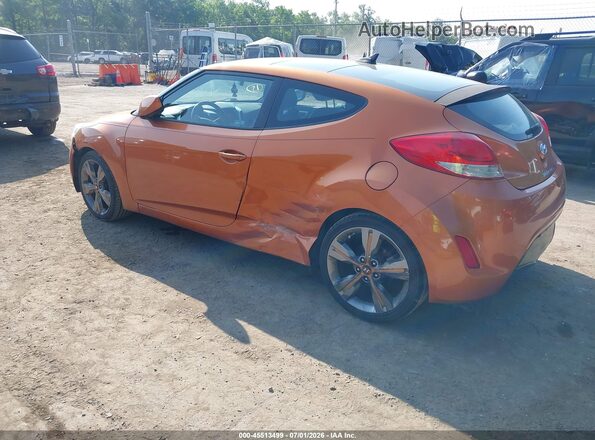 KMHTC6AD7GU250164 2016 HYUNDAI VELOSTER Orange Задня ліва чверть