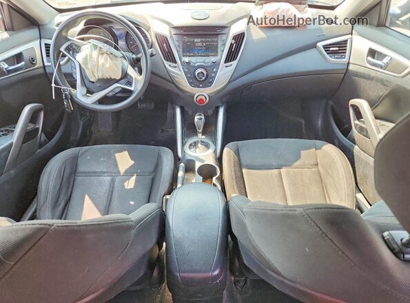 KMHTC6AD7GU265442 2016 HYUNDAI VELOSTER White წინა პანელის ხედი