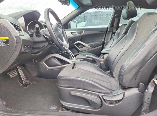 KMHTC6AD7GU267661 2016 HYUNDAI VELOSTER White Front interior view