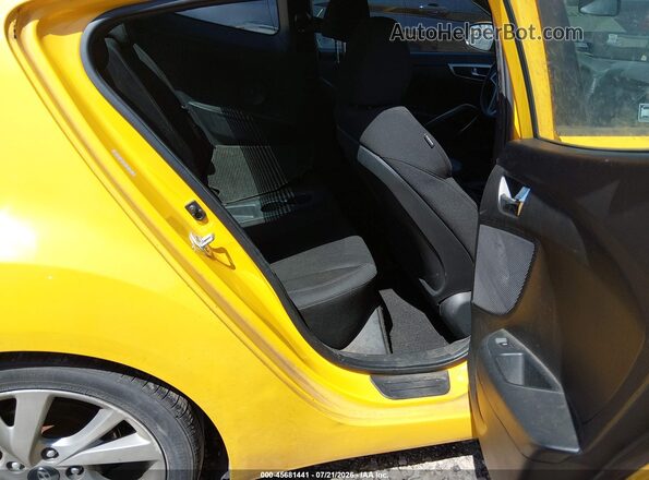 KMHTC6AD7GU279910 2016 HYUNDAI VELOSTER Yellow VIN կոդի պիտակի տեսք