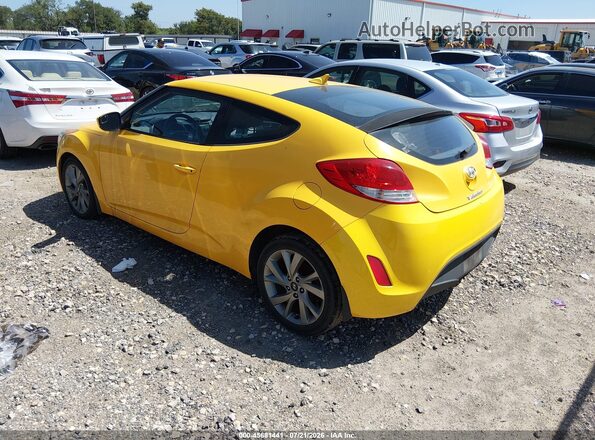 KMHTC6AD7GU279910 2016 HYUNDAI VELOSTER Yellow Հետևի ձախ