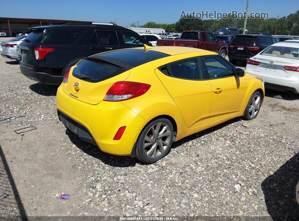KMHTC6AD7GU279910 2016 HYUNDAI VELOSTER Yellow Հետևի աջ