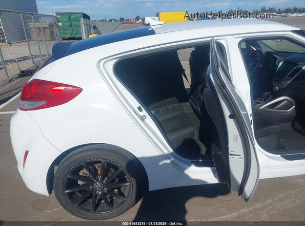 KMHTC6AD7HU305536 2017 HYUNDAI VELOSTER White VIN კოდის სტიკერის ხედი