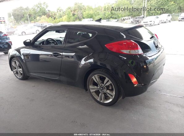 KMHTC6AD8GU287708 2016 HYUNDAI VELOSTER Black Задня ліва чверть