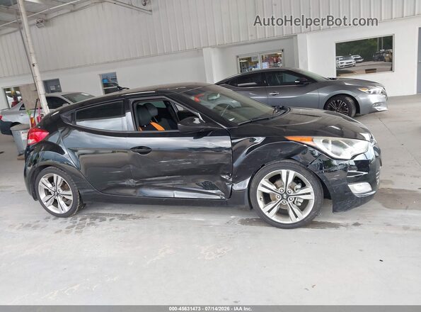 KMHTC6AD8GU287708 2016 HYUNDAI VELOSTER Black Вид щитка приладів