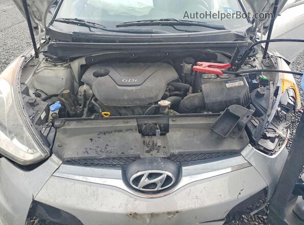 KMHTC6AD8GU293766 2016 HYUNDAI VELOSTER Серебряный Вид задней части салона