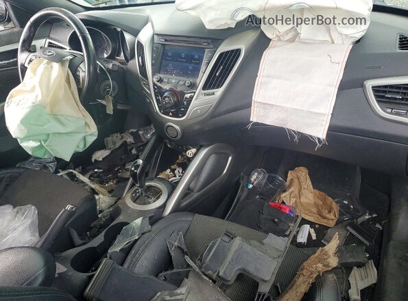 KMHTC6AD8GU293766 2016 HYUNDAI VELOSTER Серебряный Вид панели приборов