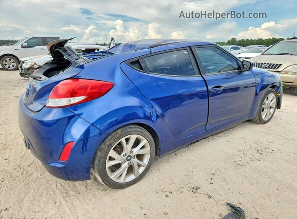 KMHTC6AD8GU303986 2016 HYUNDAI VELOSTER Blue Задня права чверть