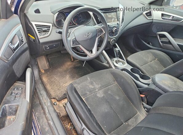 KMHTC6AD8GU303986 2016 HYUNDAI VELOSTER Blue Вид панелі приладів