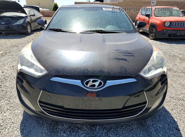 KMHTC6ADXGU251888 2016 HYUNDAI VELOSTER Black Դիմացի տեսք