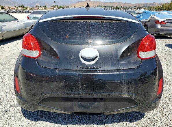 KMHTC6ADXGU251888 2016 HYUNDAI VELOSTER Black Հետևի տեսք