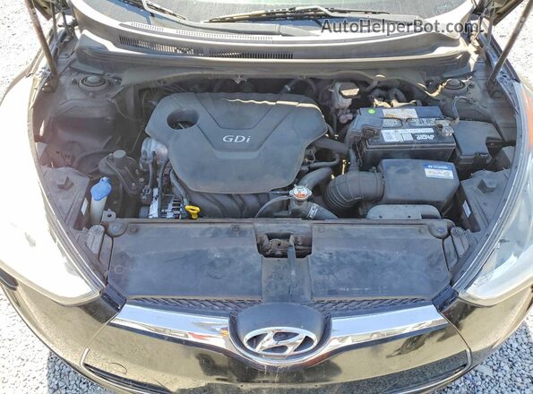 KMHTC6ADXGU251888 2016 HYUNDAI VELOSTER Black Սալոնի հետևի տեսք
