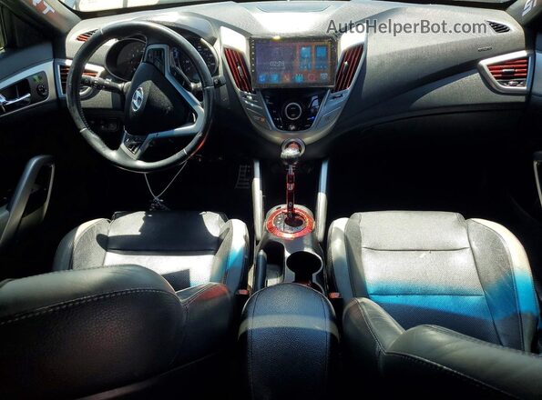 KMHTC6ADXGU258615 2016 HYUNDAI VELOSTER Black Vista del salpicadero