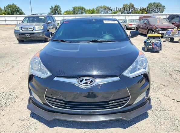 KMHTC6ADXGU258615 2016 HYUNDAI VELOSTER Black Vista frontal