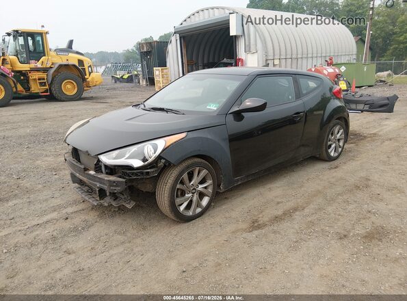 KMHTC6ADXGU279108 2016 HYUNDAI VELOSTER Черный Передняя левая четверть