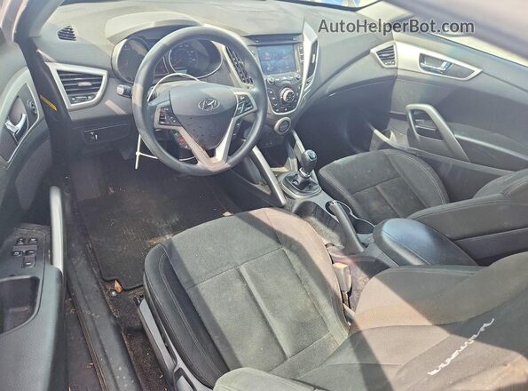 KMHTC6ADXGU286091 2016 HYUNDAI VELOSTER Silver წინა პანელის ხედი