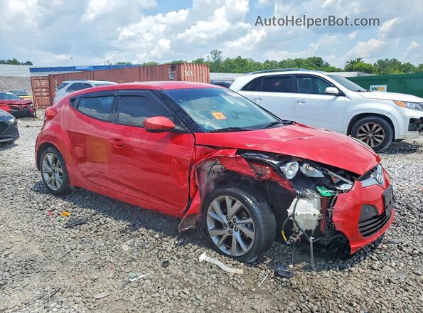 KMHTC6ADXHU312822 2017 HYUNDAI VELOSTER Red წინა მარჯვენა