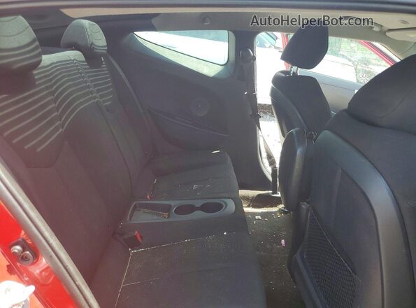KMHTC6ADXHU312822 2017 HYUNDAI VELOSTER Red უკანა სავარძლების ხედი