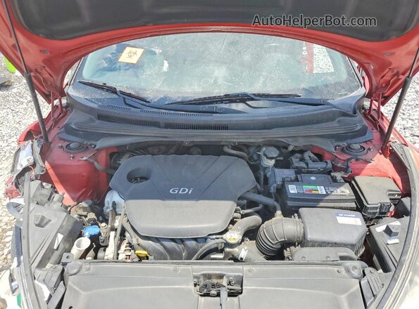 KMHTC6ADXHU312822 2017 HYUNDAI VELOSTER Red უკანა სალონის ხედი