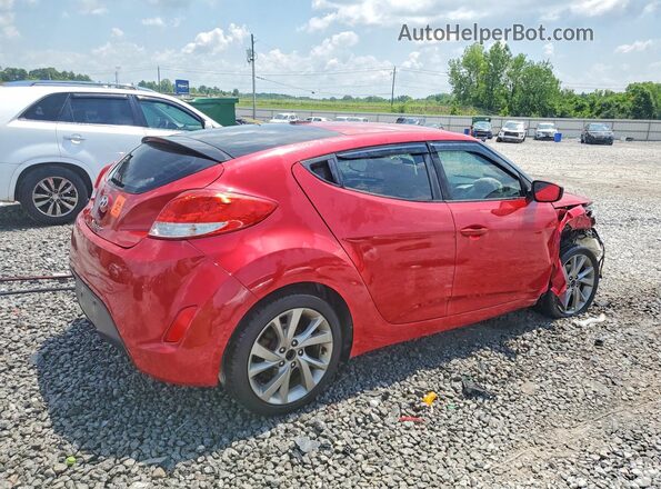 KMHTC6ADXHU312822 2017 HYUNDAI VELOSTER Red უკანა მარჯვენა