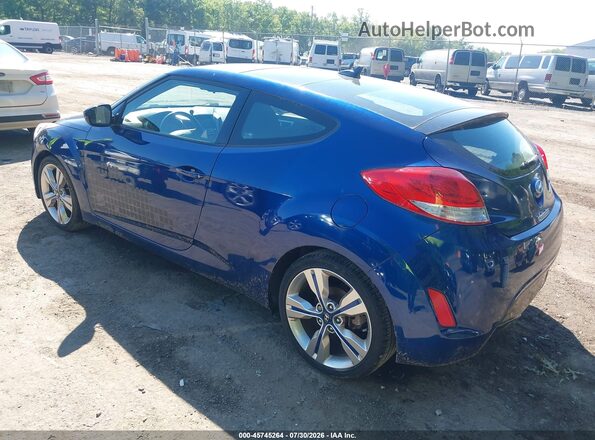 KMHTC6ADXHU321133 2017 HYUNDAI VELOSTER Blue Tył lewy