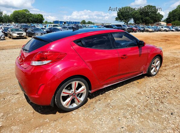 KMHTC6ADXHU323352 2017 HYUNDAI VELOSTER Red Հետևի աջ