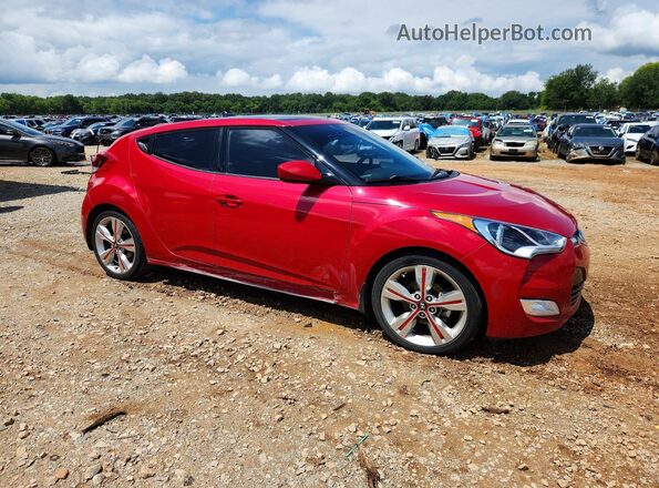KMHTC6ADXHU323352 2017 HYUNDAI VELOSTER Red Առջևի աջ