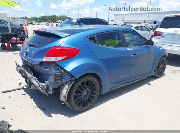 KMHTC6AE0GU258406 2016 HYUNDAI VELOSTER Blue Rear right