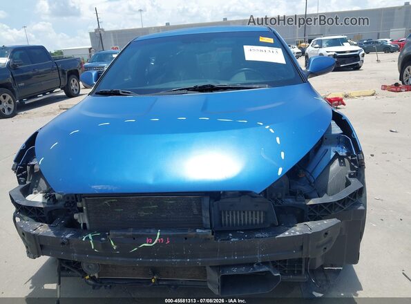 KMHTC6AE0GU258406 2016 HYUNDAI VELOSTER Blue Rear interior view