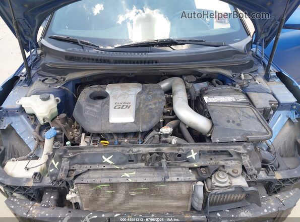 KMHTC6AE0GU258406 2016 HYUNDAI VELOSTER Blue Rear view