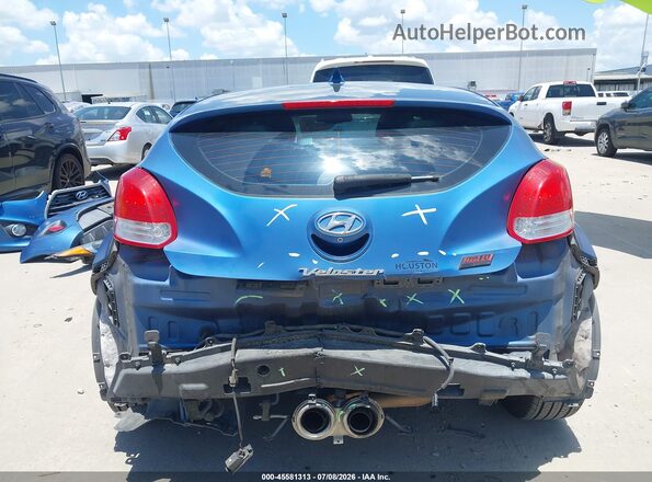 KMHTC6AE0GU258406 2016 HYUNDAI VELOSTER Blue 