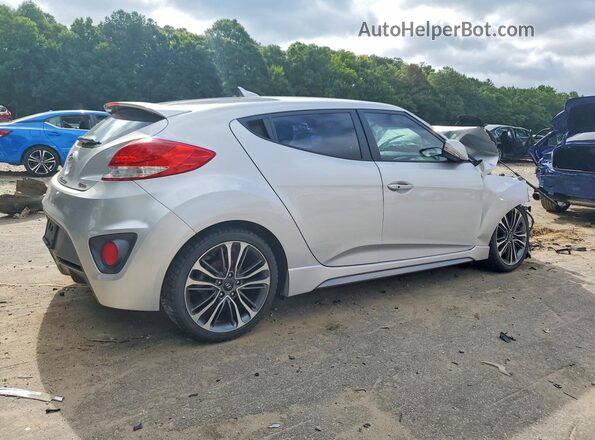 KMHTC6AE0GU261757 2016 HYUNDAI VELOSTER Серебряный Задняя правая четверть