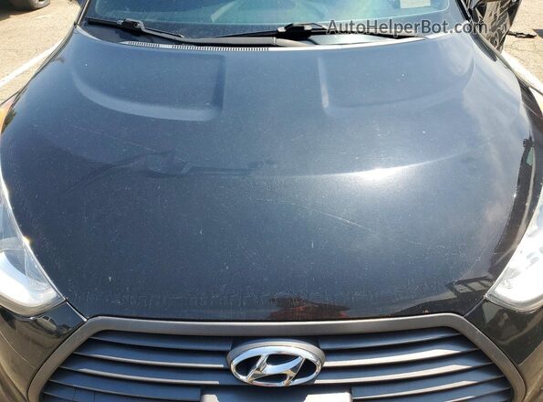 KMHTC6AE0GU269423 2016 HYUNDAI VELOSTER Black უკანა სალონის ხედი