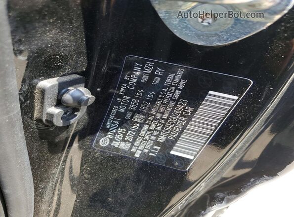 KMHTC6AE0GU269423 2016 HYUNDAI VELOSTER Black ძრავის განყოფილების ხედი
