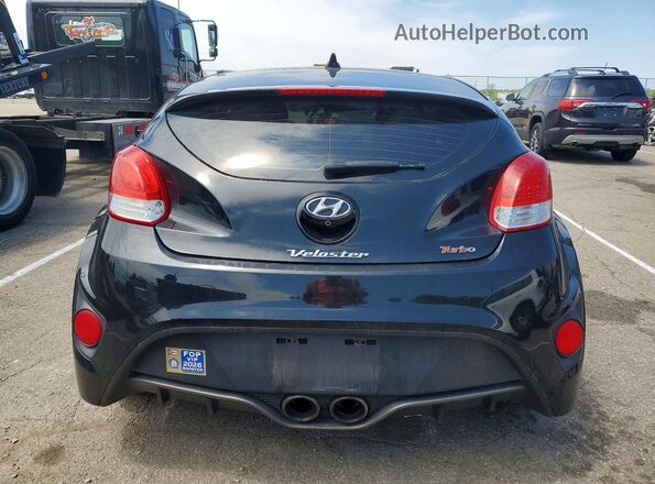 KMHTC6AE0GU269423 2016 HYUNDAI VELOSTER Black უკანა ხედი