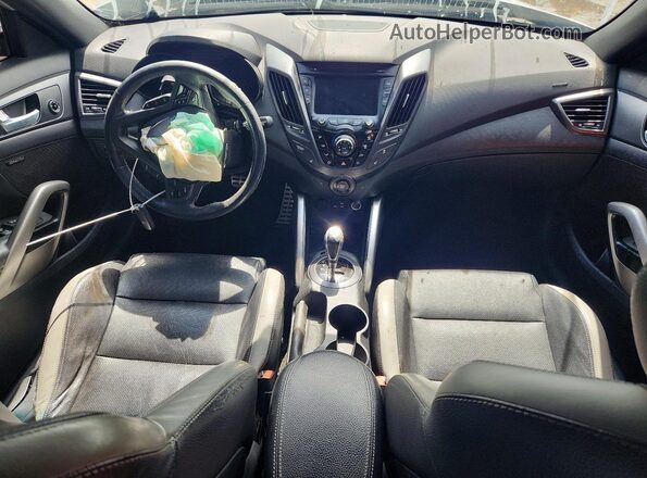 KMHTC6AE0GU273732 2016 HYUNDAI VELOSTER Silver წინა პანელის ხედი