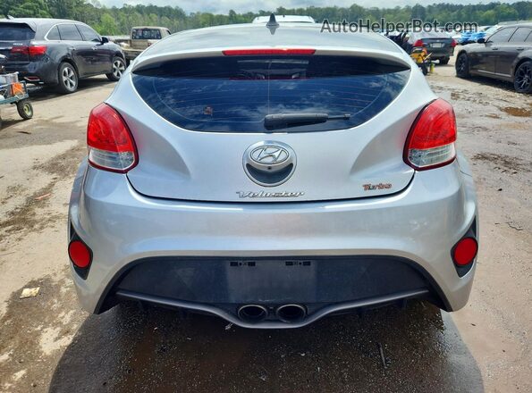 KMHTC6AE0GU273732 2016 HYUNDAI VELOSTER Silver უკანა ხედი