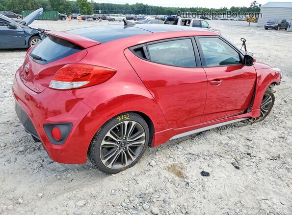 KMHTC6AE1GU259662 2016 HYUNDAI VELOSTER Red უკანა მარჯვენა