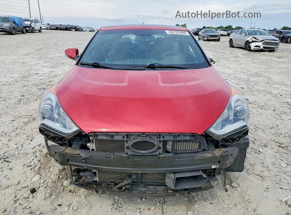 KMHTC6AE1GU259662 2016 HYUNDAI VELOSTER Red წინა ხედი