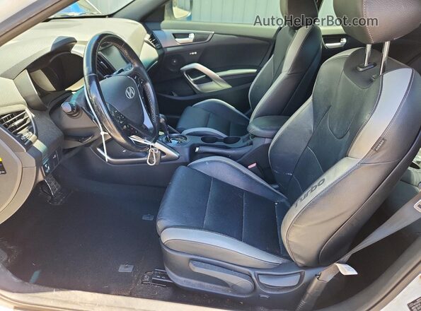 KMHTC6AE1GU293102 2016 HYUNDAI VELOSTER White Vista interior delantera