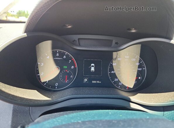 KMHTC6AE1GU293102 2016 HYUNDAI VELOSTER White Vista del cuadro de instrumentos