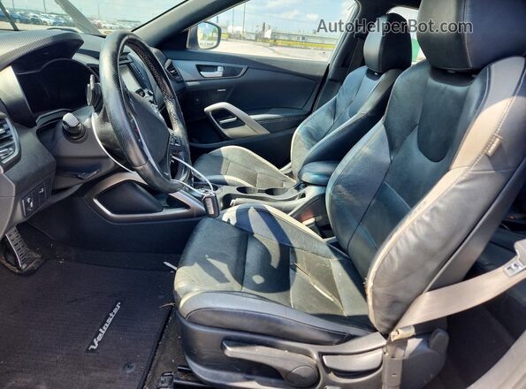 KMHTC6AE2GU282190 2016 HYUNDAI VELOSTER Silver Vista interior delantera
