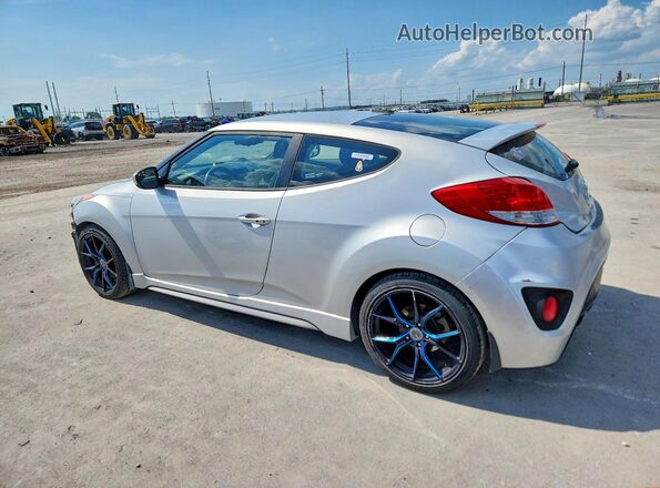 KMHTC6AE2GU282190 2016 HYUNDAI VELOSTER Silver Trasero izquierdo